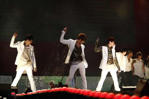JYJ is an example of popular boy band in Korea.