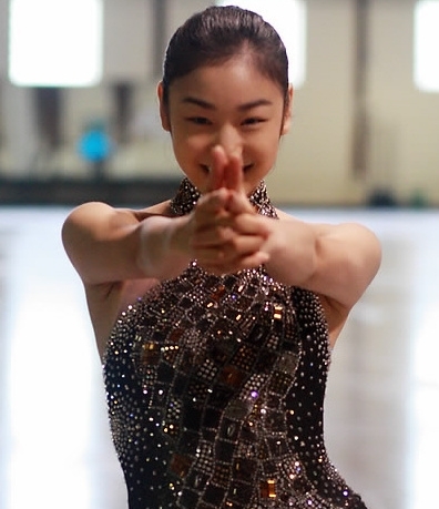 일본 NTV가 방영한 김연아 연습장면