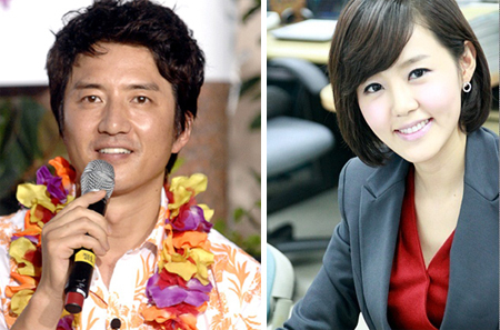 Jeoung Jun-ho (left) and Lee Ha-jung (right)