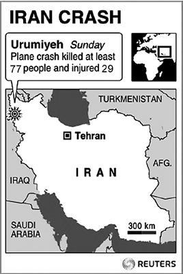 비행기 추락 Plane with 106 people crashes in Iran; 29 survive