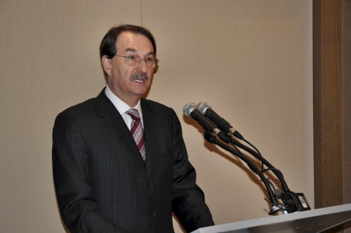 Australia Ambassador Sam Gerovich details the events for the
Australia-Korea Year of Friendship. (Yoav Cerralbo/The Korea Herald)