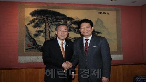 송영길 인천광역시 (시장), 민주당 (최고위원), 반기문 UN (사무총장) / 반기문 UN총장 8월 인천 온다…송 인천시장 면담서 확답 받아