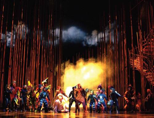 A scene from “Varekai” a
Cirque du Soleil circus touring
production. (Mast Entertainment)