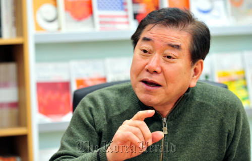 문정인 글로벌 아시아 편집장<br />김명섭 기자 msiron@
Moon Chung-in, editor-in-chief of Global Asia and professor of political science at Yonsei University
Kim Myung-sub/The Korea Herald