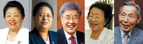(From left) Chang, Jackson, Kim, Oh and Cho