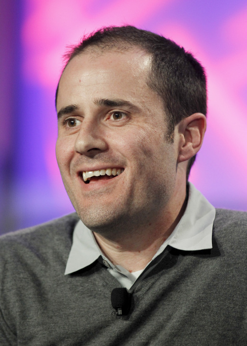 Evan Williams, co-founder of Twitter Inc., speaks at the Web 2.0 Summit in San Francisco, California, U.S., on Wednesday, Nov. 17, 2010. (Tony Avelar/Bloomberg)