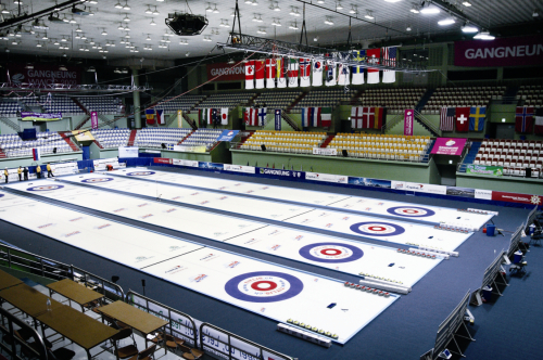 The curling venue at Gangneung Ice Rink (PyeongChang 2018 Bid Committee)