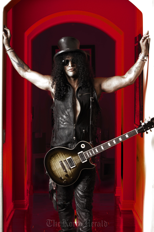Slash, U.S. guitarist, song writer and producer. Universal Music Korea
