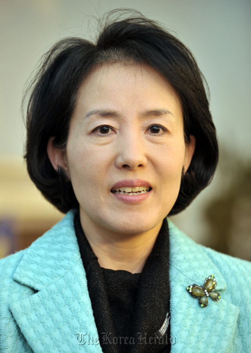 박선영 자유선진당 대변인.양동출dcyang@heraldm.com/081222/
Rep. Park Sun-young