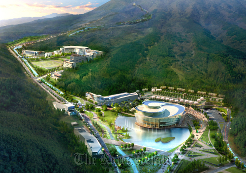 A bird’s eye view of the Taekwondo Park in Muju, North Jeolla Province  Taekwondo Promotion Foundation
A bird’s eye view of the Taekwondo Park in Muju, North Jeolla Province  Taekwondo Promotion Foundation