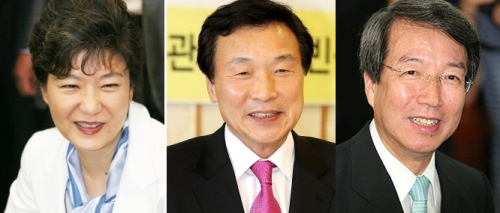 박근혜 국회의원, 손학규 국회의원, 정운찬 동반성장위원회 위원장/ 朴·孫·鄭 행보 미스터리…럭비공 재보선?