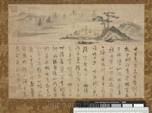 “Miwongyehyedo,” or “Literary Gathering” by an unknown artist from the Joseon Dynasty in the 16th century.  The Cleveland Museum of Art