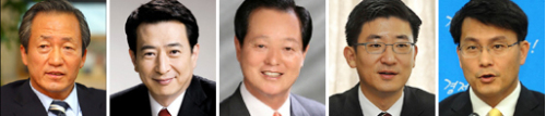 정몽준, 김호연, 조진형, 김세연, 윤상현 <사진 왼쪽부터 alt=