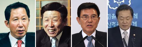 김근태 정치인, 유인태 정치인, 김덕룡 대통령실 국민통합특보, 맹형규 행정안전부 장관/ 1년 남았는데…서울은 벌써 총선중
