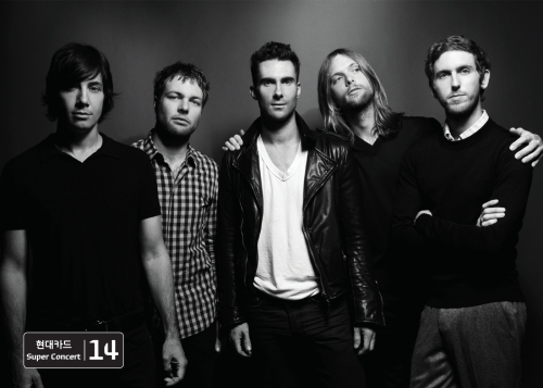 마룬5(Maroon 5) 가수, 애덤 리바인, 제임스 발렌타인, 제스 카마이클, 미키 매든, 맷 플린(미국)/EVENTS CALENDER