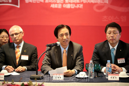 노병용 롯데마트 대표 간담회 사진 / 노병용 롯데마트 대표 “줄잇는 경쟁업체의 따라하기, 우리가 틀리지 않았음을 알게됐다”