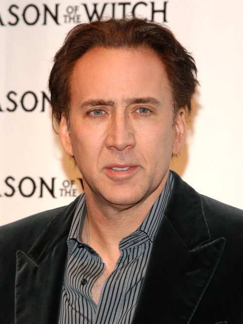 Nicolas Cage attends the premiere of "Season Of The Witch" in New York. Authorities say Cage has been arrested in New Orleans on charges of domestic abuse battery and disturbing the peace. (AP-Yonhap News)