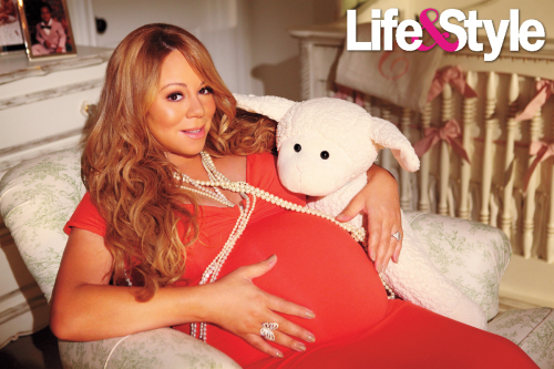 <YONHAP PHOTO-0596> FOR USE ONLY WITH ALICIA RANCILIO STORY ON APRIL 19, 2011 SLUGGED: PEOPLE MARIAH CAREY - In this undated publicity image released by Life & Style magazine, singer Mariah Carey is shown in the nursery of her Los Angeles home in the current issue of "Life & Style" magazine on sale nationwide on Friday, April 22, 2011. Carey and her husband Nick Cannon are expecting twins. (AP Photo/Bill Boatman for Life & Style) ONE-TIME-USE ONLY. LIFE& STYLE LOGO MUST REMAIN IN PHOTO. /2011-04-20 06:02:50/ <저작권자 ⓒ 1980-2011 ㈜연합뉴스. 무단 전재 재배포 금지.>
Mariah Carey in the nursery of her Los Angeles home in the current issue of “Life & Style” magazine.  AP-Yonhap News