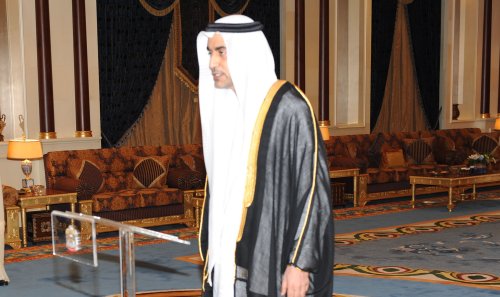 New UAE Ambassador to Korea Abdulla Khalfan Matar Al Romaithi at his swearing-in ceremony