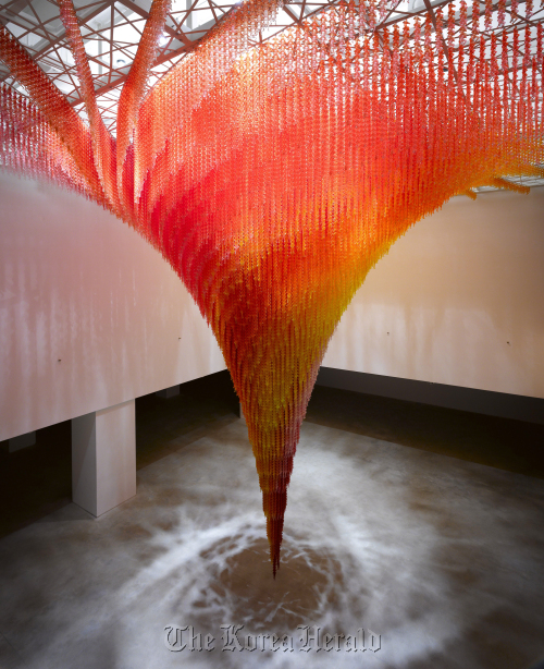 “Cause & Effect” by Seo Do Ho at Hite Holdings’ headquarters.  HITE Collection