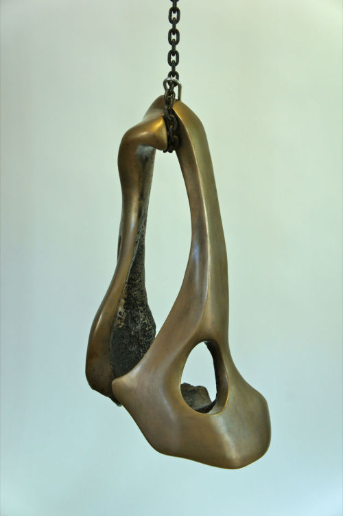 A sculpture by IAC member Jason Mehl titled “Blaze of Autumn.”