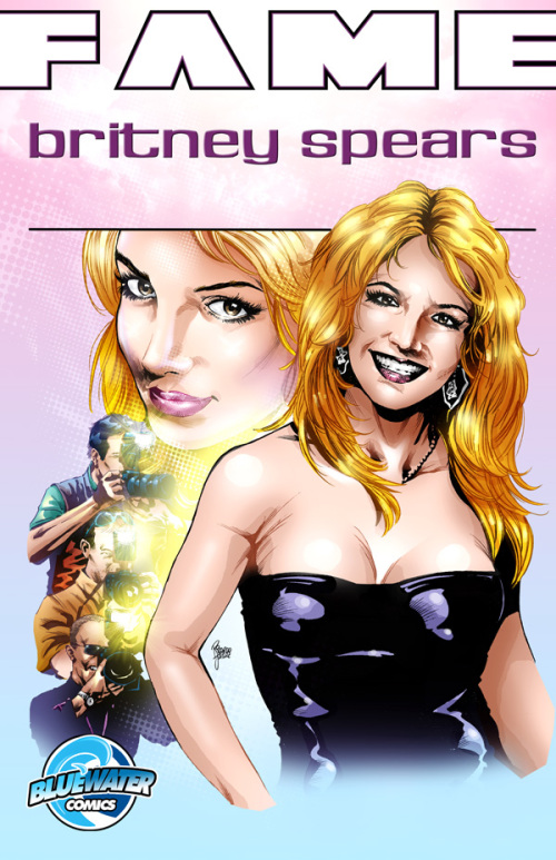 In this comic book cover released by Bluewater Productions Inc., an issue of "Fame" featuring singer Britney Spears, is shown. (AP-Yonhap News)