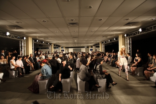 A view of the trade show “Blueprint” from Asia Fashion Exchange 2010. Asia Fashion Exchange