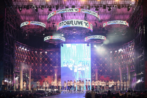 The SM Town Live concert held in Seoul last year. SM Entertainment