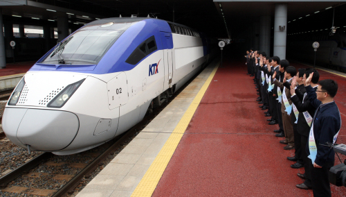 High-speed KTX-Sancheon train was launched in March, 2011.
