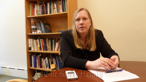 Sarah Frederick, acting chair of the modern languages and comparative literature department of Boston University.
Kim Yoon-mi/The Korea Herald