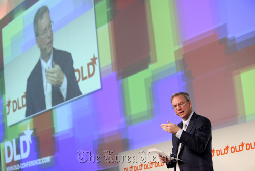 Eric Schmidt, chief executive officer of Google Inc.  Bloomberg