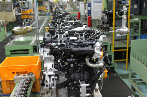 A Hyundai Motor assembly line in Ulsan (Yonhap News)