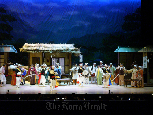 A scene from “When the Buckwheat Blooms” Korea National Opera