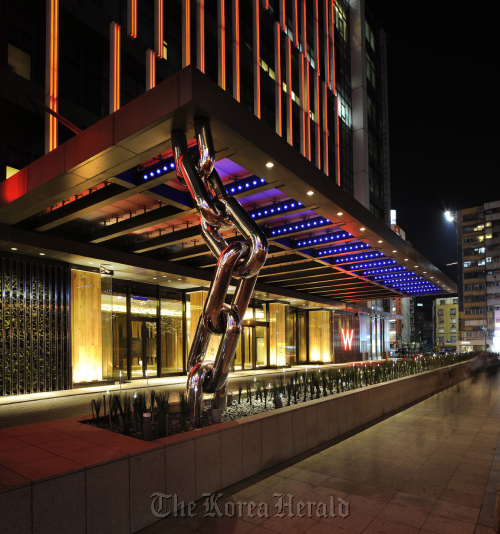 Exterior of W Taipei’s entrance. W Taipei
Exterior of W Taipei’s entrance. W Taipei