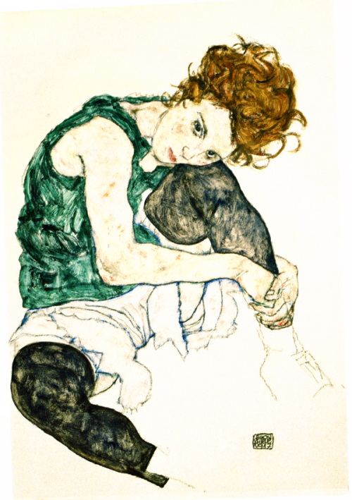 Seated Woman with Left Leg Drawn Up
왼쪽 다리를 구부리고 앉아 있는 여자, 1971