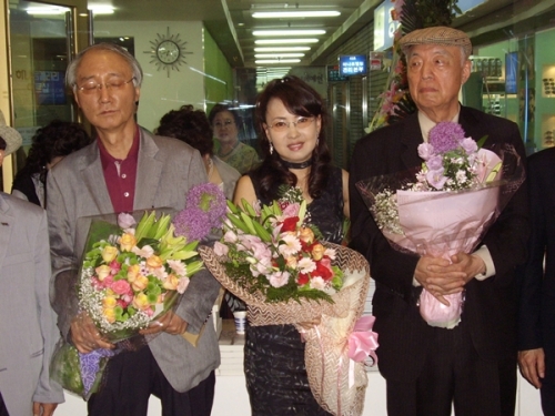 마광수 교수, 우선 화가, 전규태 전 교수/마광수, 우선, 전규태 3인전 인사동 하나로갤러리에서 열려