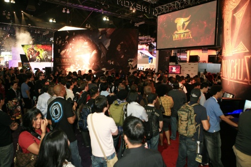 2010 E3 넥슨 부스 전경.