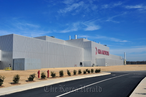 Kia Motors Corp.’s factory in Georgia, the United States.   Kia Motors