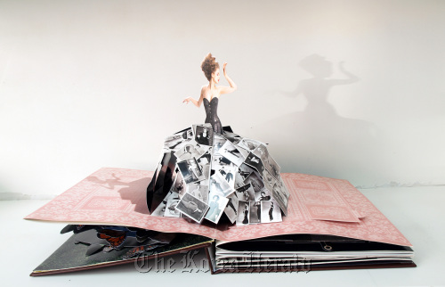 An opened page of a pop-up book that will be featured at 2011 Seoul International Book Fair.  Korean Publishers Association