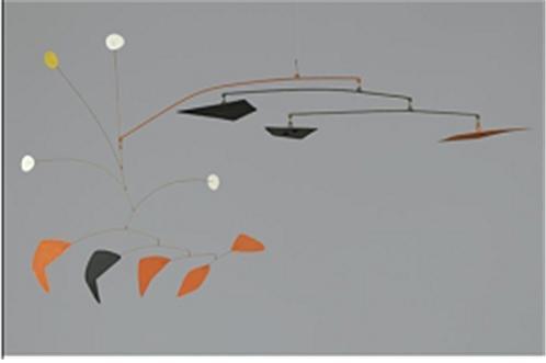 Alexander Calder(1898년 ~ 1976년)의 'Three White Dots and One Yellow'