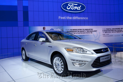 A Ford Motor Co. Mondeo at the Auto Shanghai 2011 car show in Shanghai. Bloomberg