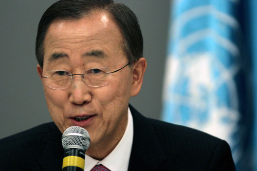 U.N. General Secretary Ban Ki-moon (AP-Yonhap News)