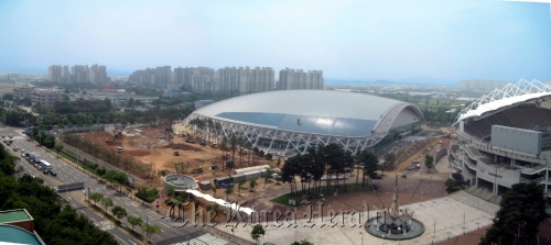 The newly built 7,000-seat arena in Goyang, Gyeonggi Province  Goyang City