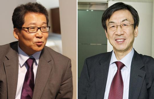한샘 최양하 회장<왼쪽>, 리바트 경규한 대표