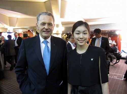 자크 로게 (Jacques Rogge) 국제올림픽위원회 (위원장) (벨기에), 김연아 스케이트선수 / 김연아 더반 현지에서 인기만발! 사진 한번 만…