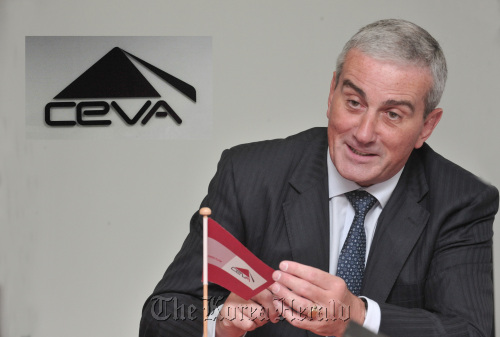 John Pattullo, CEO of CEVA Logistics  Chung Hee-jo/The Korea Herald