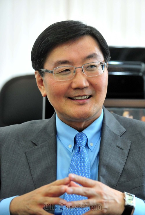 전광우<br />김명섭기자 msiron@
Jun Kwang-woo, chairman and CEO of the National Pension Service