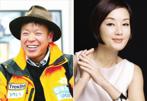 엄홍길 (嚴弘吉) 산악인, 히말라야 8,000m 14좌 세계에서 9번째 등정, 장미희 영화배우,탤런트 / 9월2일개막 광주디자인비엔날레,엄홍길 장미희씨 홍보대사에