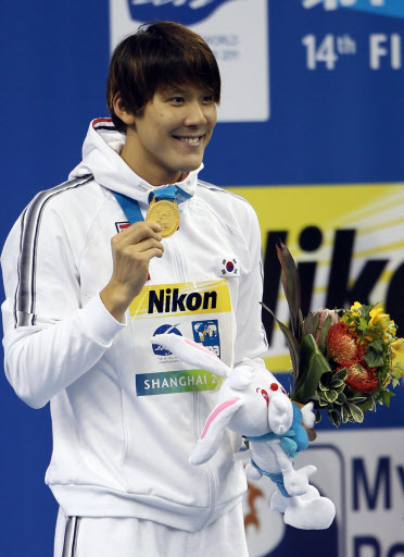 박태환, 수영선수/박태환, 200m 4위로 준결승 진출/(연합)