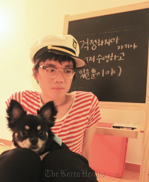 Holiday Cho of The Black Skirts photographed for a Sony Music Entertainment Korea press feature